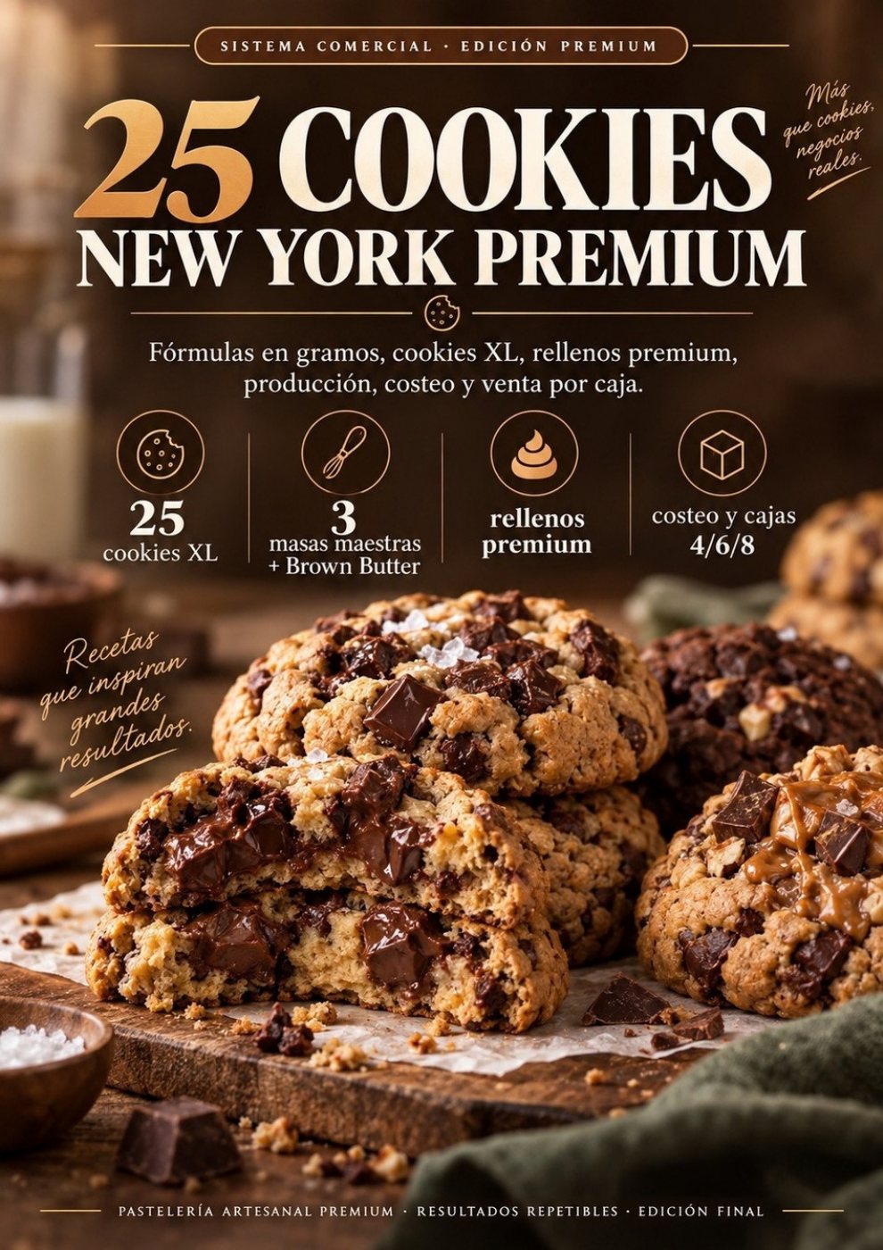 Portada real del PDF COOKIE LAB XL: 25 Cookies New York Premium